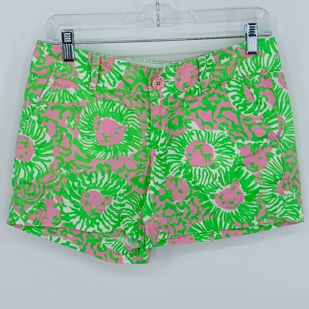 Lilly Pulitzer The Callahan Short Sunnyside Lion Print